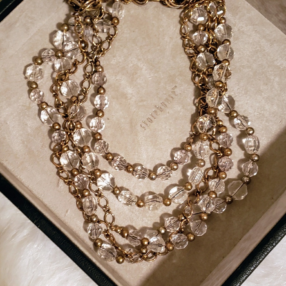 ♡ The Limited- Gold Beaded Necklace ♡